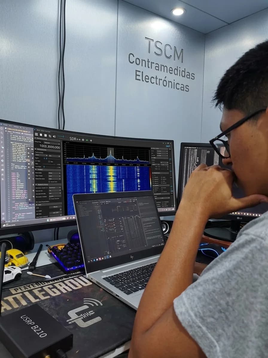 USRP B210 en un entorno de análisis de señales
